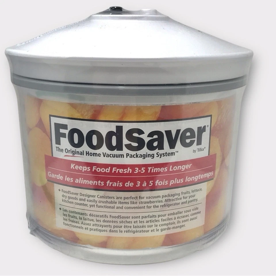 FoodSaver новый 1,5 кварты запечатанный канистра вакуумное уплотнение открытый запас - Изображение 2 из 4