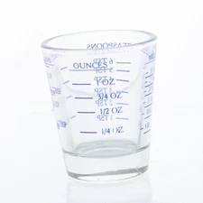 Multi-Purpose Measuring Shot Glass Jigger Shot Bar Tool Oz Tsp Tbsp Ml