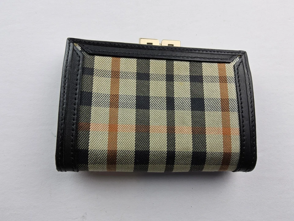 Cartera Kisslock a cuadros Daks London Foto 2 de 3