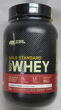 Optimum Nutrition Gold Standard 100% Whey Protein Cookies & Cream 1.85lb 12/2025