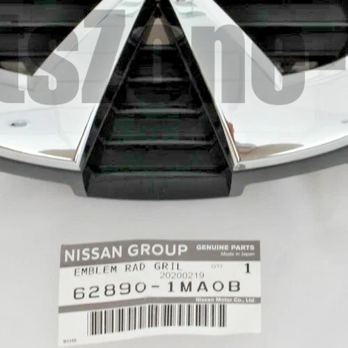 62890-1MA0B Genuino Infiniti M56 M37 M35h Q70 Cromo Radiador Rejilla Emblema OEM Foto 2 de 2