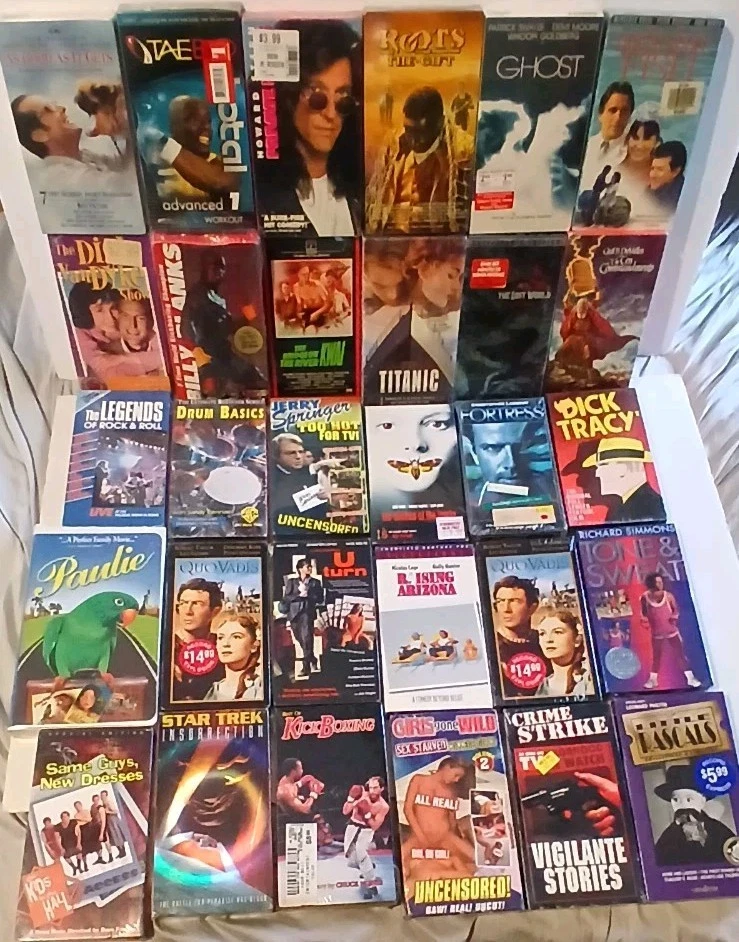 JVC VCR Cassette Recorder Player HiFi Stereo WITH REMOTE & (31) sealed VHS TAPES - Image 3 of 4