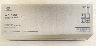 NEW OB Konica Minolta WX-102 A2WY-WY7 Toner Cartridge Waste Bin / Box   Open Box