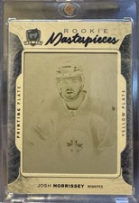 Upper Deck The Cup 2016-17 Josh Morrissey Rookie Masterpieces Print Plate 1/1