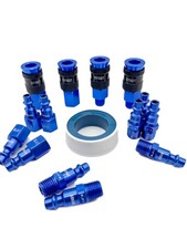 1/4-inch air hose fittings,air compressor quick connect fittings,15 Pieces Ai...