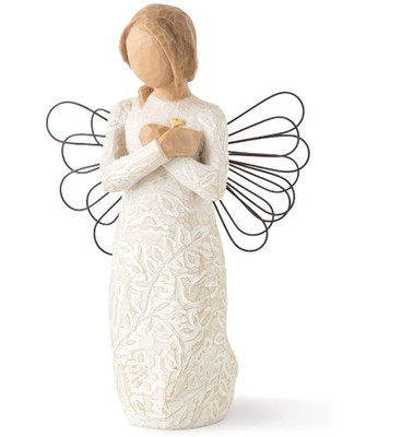 Willow Tree Remembrance Angel (Lighter Skin) Sculpted Hand-Painted Figurine