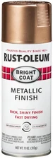 Rose Gold Metallic Spray Paint 11 Fl Oz Fast Dry Indoor Projects Chip Resistant