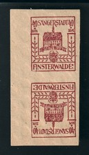 Lokalausgabe FINSTERWALDE 10 K ** KEHRDRUCK, einwandfrei postfrisch, KW 250,- €