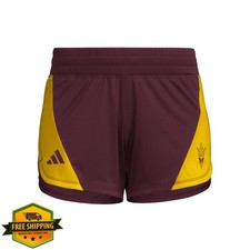 Adidas NCAA University Team Shorts Women's Woven Training Purple