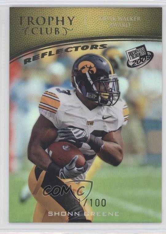 Shonn Greene Press Pass #53 Reflectors Gold