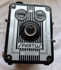 Spartus 120 Box Camera Art Deco Design  Original Box