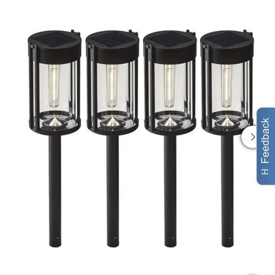 Solar LED Pathway Lights NEW Gtx 4 Pack