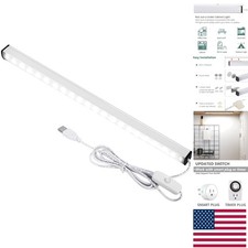 Dimmable Cool White 6000K LED Strip for Under Cabinet Lighting - 12 Inches