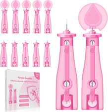 100Pcs Sterile Lancets for Pimples - Disposable Pimple Extractor Tools, Portable
