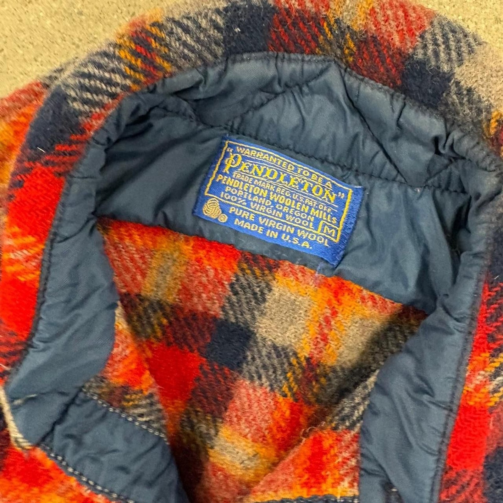 70s pendleton wool flannel size medium - image 3