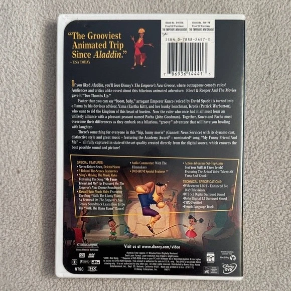 Walt Disney The Emperor's New Groove and Kronk's New Groove DVD Set - Image 3 of 4