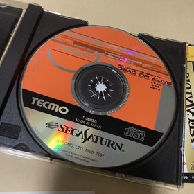 Ss Sega Saturn Dead Or Alive Obi With Postcard Software Doa
