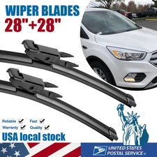 Set of 2 Front Windshield Wiper Blade Left + Right For Ford Escape 2013 - 2019