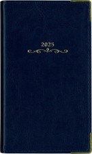 Hakubunkan 2025 Weekly Index Planner, Medium, ID-1, Blue, No. 761 Starts Januar