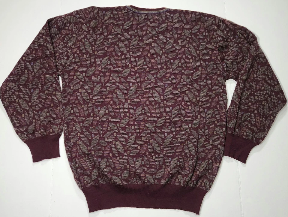 Tricots St Raphael Knit Sweater Men's Size Large 100% Pure Wool Vintage - Image 3 of 4