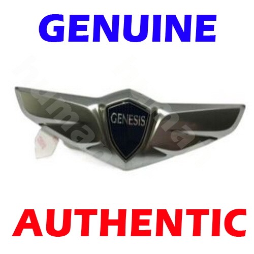 OEM Front Hood Wing Emblem For 2015 16 Hyundai Genesis Sedan 86320B1000-image