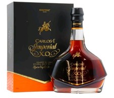 Carlos I Imperial X.O. Brandy Bottle Box Decanter Gran Reserva