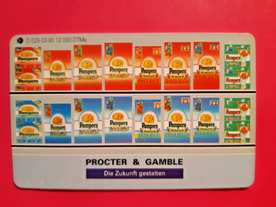 Telephone Card Germany O 529 03.95 Pampers NEW Mint E16