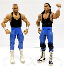 Mattel WWE The Hart Foundation Bret Hart / Jim Neidhart Basic Action Figures 7