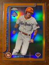 2025 Topps Pro Debut Chrome Aidan Smith #PDC-181 Orange Refractor /25 Rays