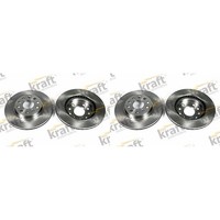 2X Kraft Bremsscheiben 280Mm BelÜFtet Vorne Passend FüR Audi A3 Seat Altea Leon