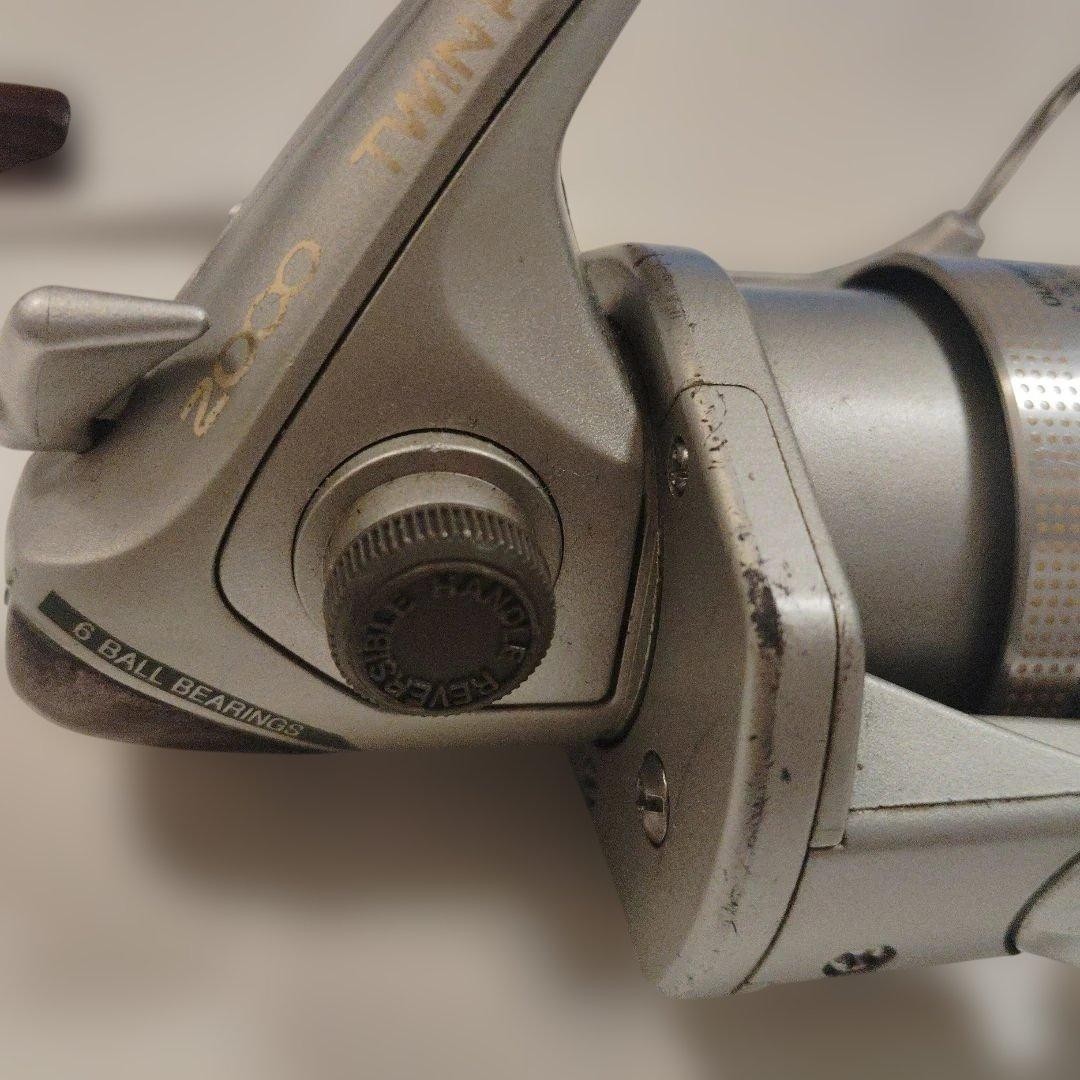 SHIMANO Twin Power 2000 Spinning Reel OLD VINTAGE Metal Spool KA154