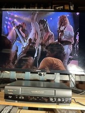 Quasar VHQ760 VCR 4 HEAD Hi-Fi VHS Player - No Remote Heads Cleaned Working