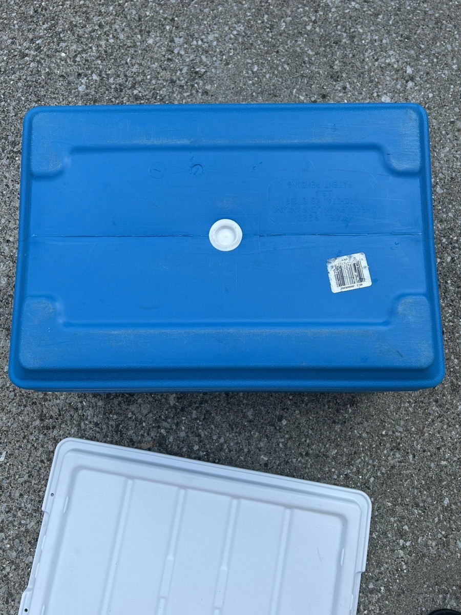 Coleman Party Stacker Cooler Model 9223 Stackable 48 Cans Blue