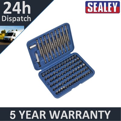 Sealey Premier Elektrowerkzeug/Sicherheits-Bit-Set lang & kurz 99-teilig AK2099