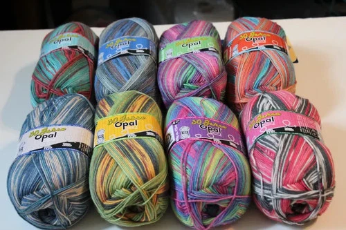 Opal Sock Yarn Jahre 30 Anniversary, full set, all 8 skeins - product listing photo
