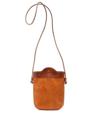 Old Trend Women's Genuine Leather Out West Crossbody Bag Camel Chestnut