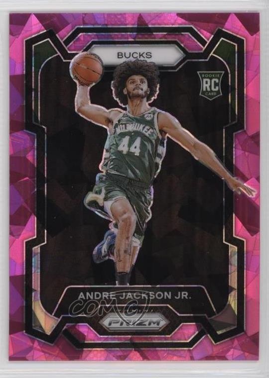 2023-24 Panini Prizm Pink Ice Prizm Andre Jackson Jr #131 1l78