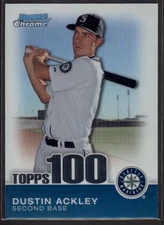 2010 Dustin Ackley Bowman Chrome Topps 100    RC 187/999    #TPC21 (F1482)
