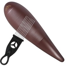 Guiro Instrument 3.3"x12" Fish Shaped Latin Percussion Instrument with 1 Scra...