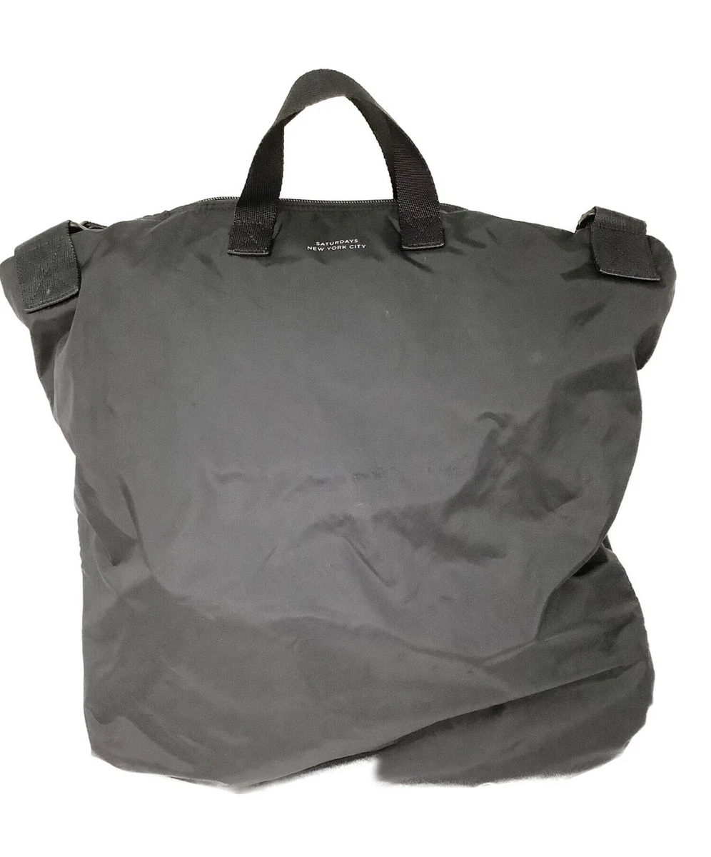 PORTER × Saturdays NYC Packable 2 Way Helmet Tote Bag Nylon Black