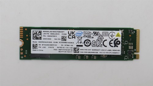 Lenovo IdeaCentre 5-14IMB05 3-07IMB05 Solid State Drive SSD 5SS0W86211 - 第 1/1 張圖片