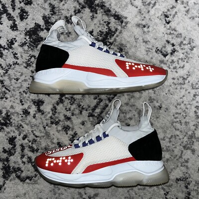 Versace Cross Chainer White Red 2019 Sz 37 EU