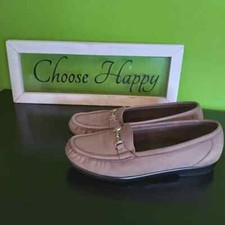 SAS Women's Slip On Tripad Comfort Foot Bed Suede Loafers - Size 8
