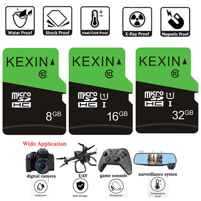 LOT 8GB 16GB 32GB Memory Card TF Micro SD Card Class 10 Fast Flash Camera Cards