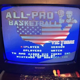 Vintage NES Basketball Lot Nintendo Hoops, Double Dribble, Fast Break, All-Pro