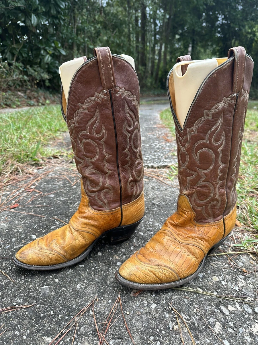 Tony lama ostrich leg boots sale