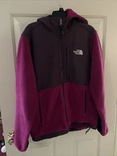 The North Face Ladies Full Zip Jacket Size Medium Purple Pink