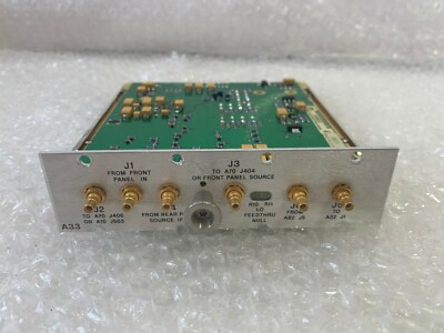 HP/Agilent 89431-66533 A33 Source 89431A Vector Signal Analyzer