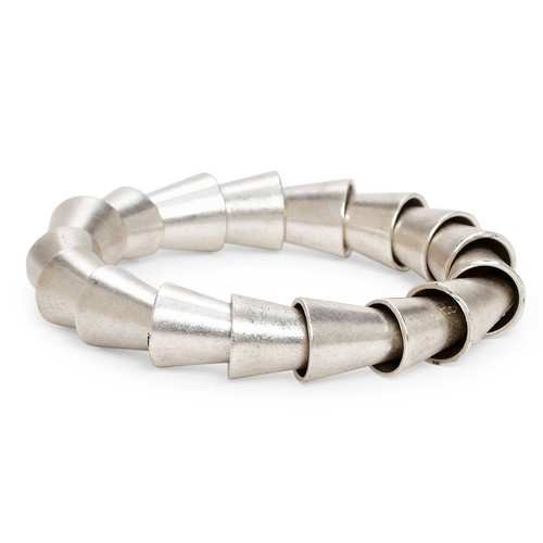 Handmade Pewter Bracelet - Picture 3 of 5