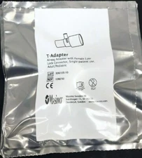 Masimo 108250 CO2 Sidestream Airway T-Adapter with Female Luer Lock - Adult, Ped